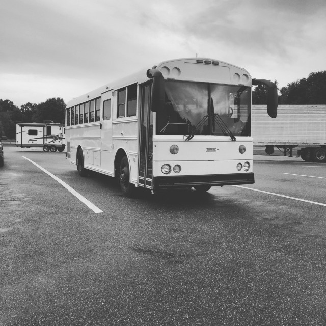 Natural State Nomads - The Bus at Gulf Shores